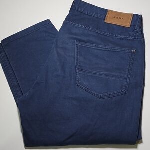 3/$30 ZARA Slim Leg Navy Trousers
